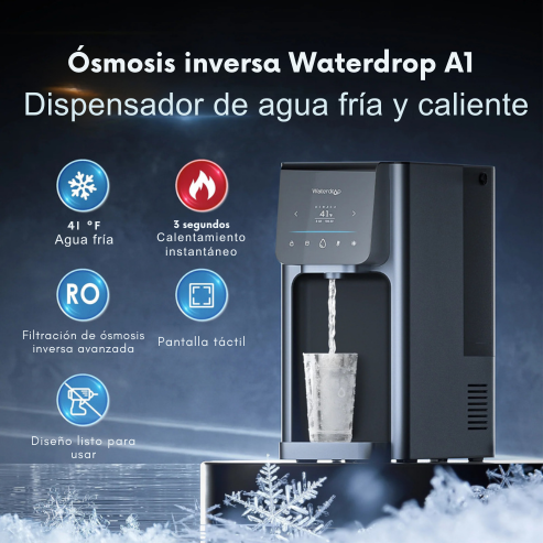 Filtro con temperatura ajustable Waterdrop