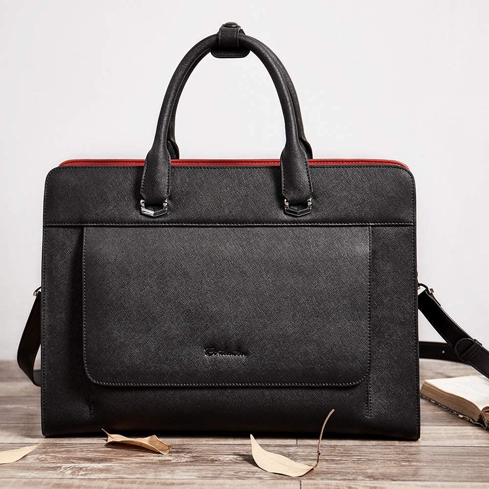 BOSTANTEN Leather Briefcase